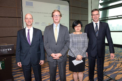 IPIM’s Executive Director Gloria Ung attended the seminar “Ideas from Europe, Ideas from Macao” (12 May 2016)