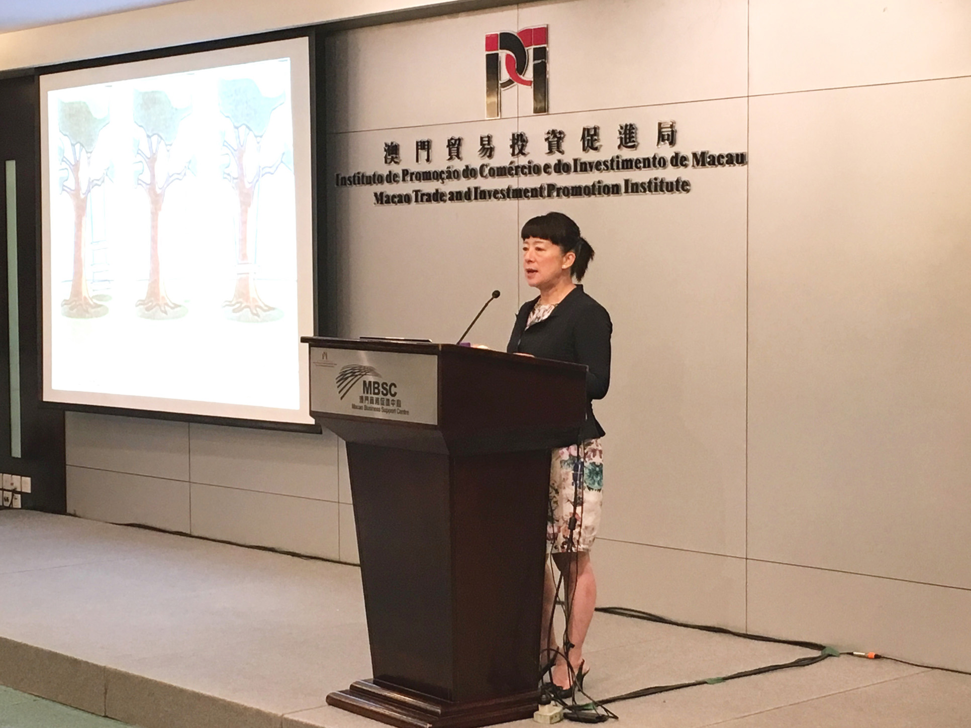 IPIM’s Executive Director Irene V. K. Lau speaks at the Workshop
