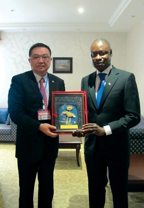 Meeting with Geraldo João Martins, Minister of Economy and Finance of GuineaBissau