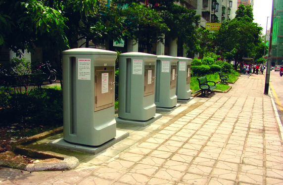 Consulasia developed the automatic waste collection system in the Areia Preta district