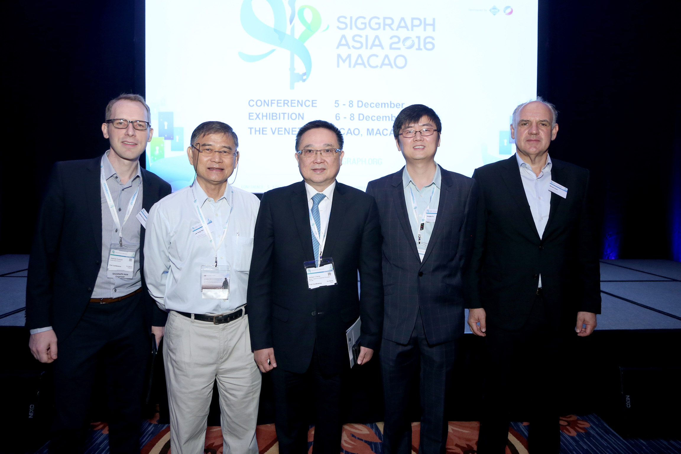 IPIM’s President Jackson Chang attends the SIGGRAPH ASIA 2016 <br>(6 December 2016)