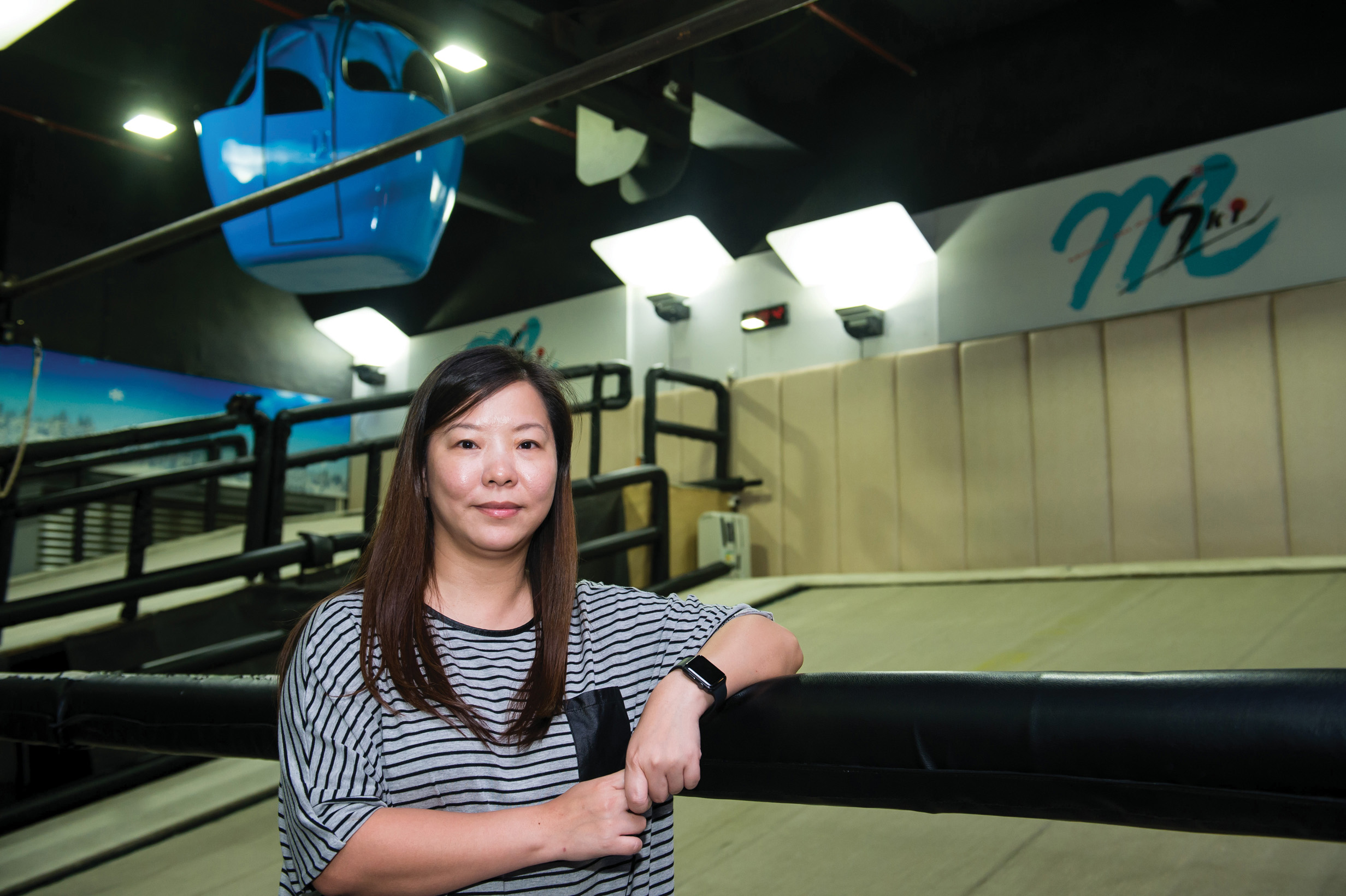 The Macao Ski and Snowboard Association opened the learning centre in 2014, says Joanne Tong