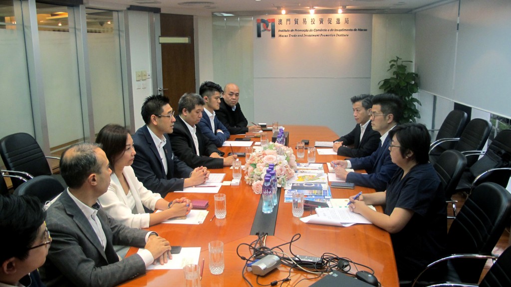IPIM’s Executive Director Sam Lei meets with the delegation of Macau Marketing Institute (10 July 2019)