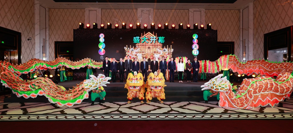 A cerimónia de abertura da Semana de Macau em Xangai